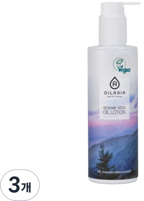 오일아리아 참깨 오일로션, 250ml, 3개