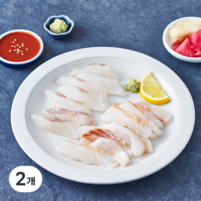 굿모닝씨푸드 도미 우럭회 (냉장), 2개, 200g