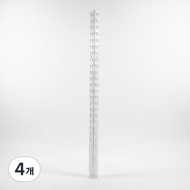 피피랙 기둥 2100mm 6R11W00000210, 화이트, 4개