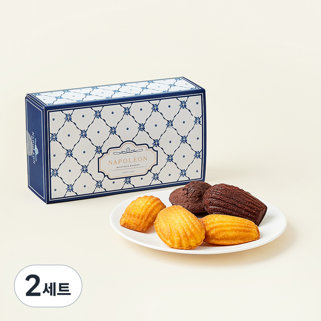 나폴레옹베이커리 마들렌 + 초코마들렌 세트, 21g, 10개입, 2세트