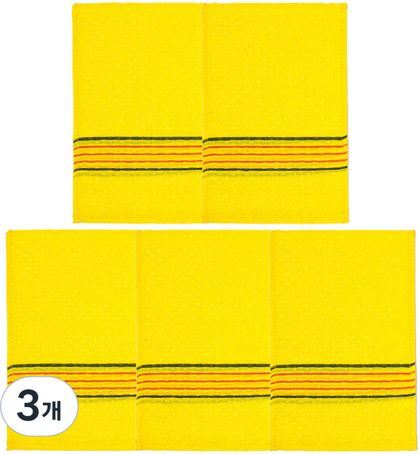 코멧 고급 이태리 타올 때밀이, 5개입, 3개