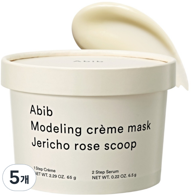 아비브 모델링 크림 마스크 부활초 스쿱, 5개, 1개입