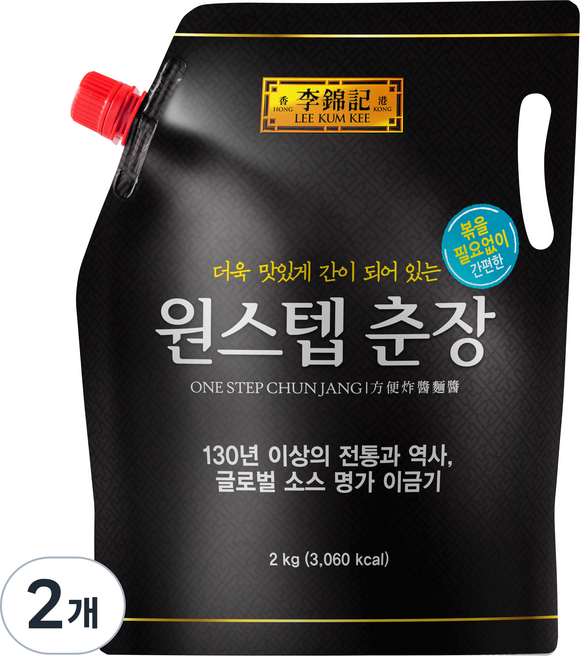 이금기 원스텝 춘장, 2kg, 2개
