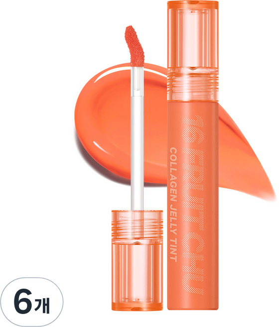 16브랜드 후르츄 콜라겐 젤리 틴트, 03 애플망고, 3.6g, 6개
