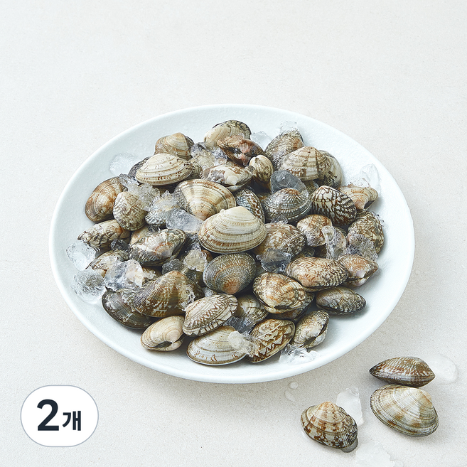 바다림 중국산 생물 바지락, 2개, 800g