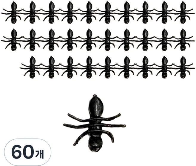 바니그라운드 개미모형 동물피규어, 60개 - 쿠팡