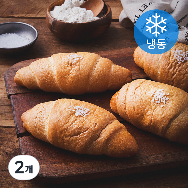 브레밀 버터 듬뿍 소금빵 (냉동), 75g, 4개입, 2개