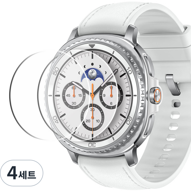 아라리 9H 고강도 풀커버 강화유리 액정보호필름 2p 세트, 클리어, 4세트