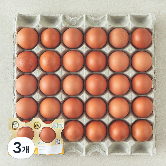 농협 EPC 무항생제 인증 1등급 특란 1.8kg, 30구, 3개