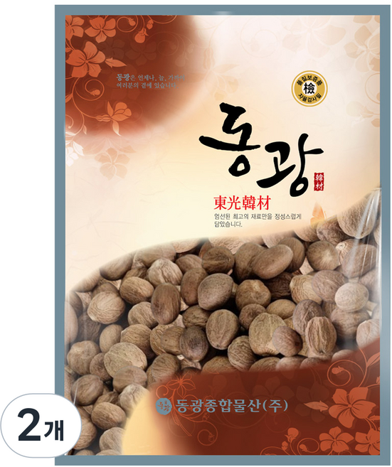 동광한방몰 통육두구 통넛맥, 300g, 2개