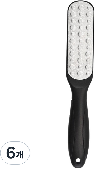 픽셀노바 발 뒷꿈치 각질 제거기 블랙, 1개입, 6개, 55g