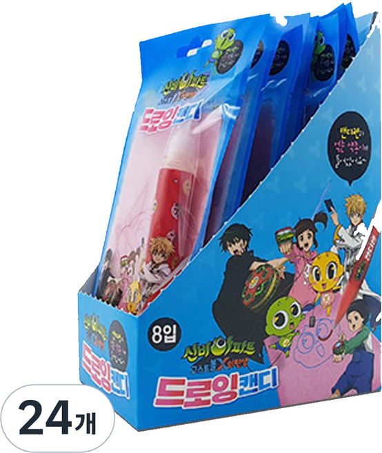 신비아파트 드로잉캔디, 18.5g, 24개