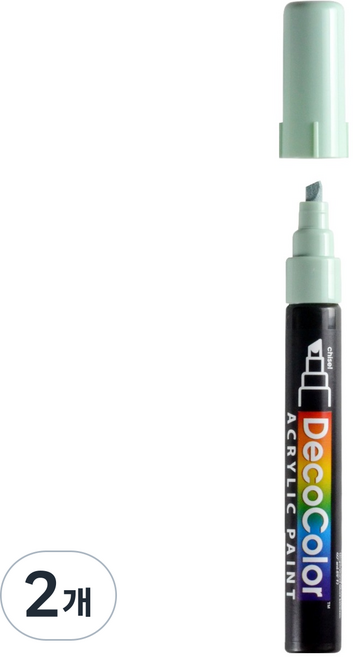 우찌다 데코 컬러 아크릴 마카 315 95 셀라돈, 2개, 1색