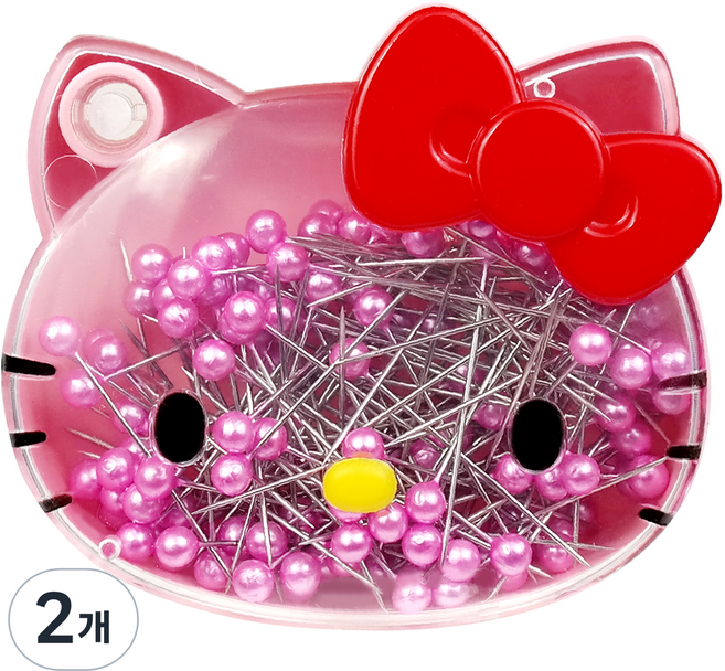 바이하츠 헬로키티 진주핀, 2개, 130개입