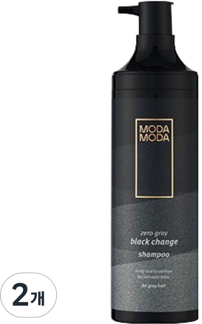 modamoda 煥黑護理染髮洗髮精, 300g, 2瓶
