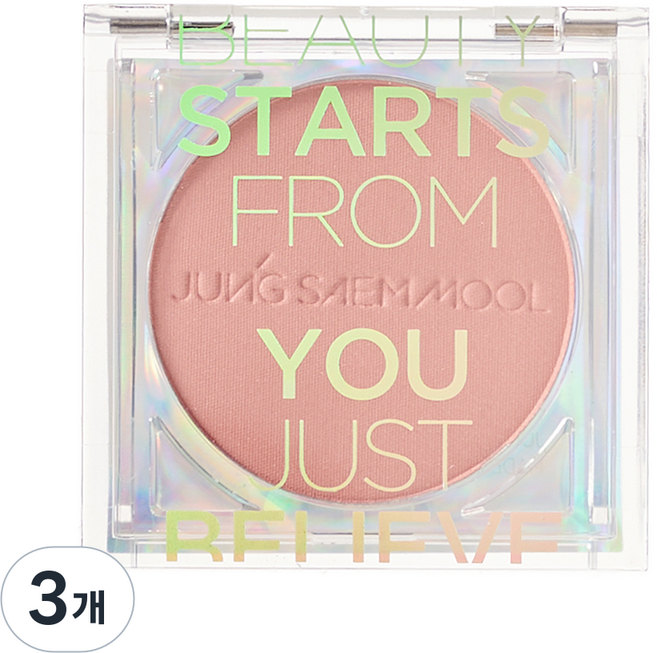 정샘물 컬러피스 블러쉬, 이모션로지, 3개