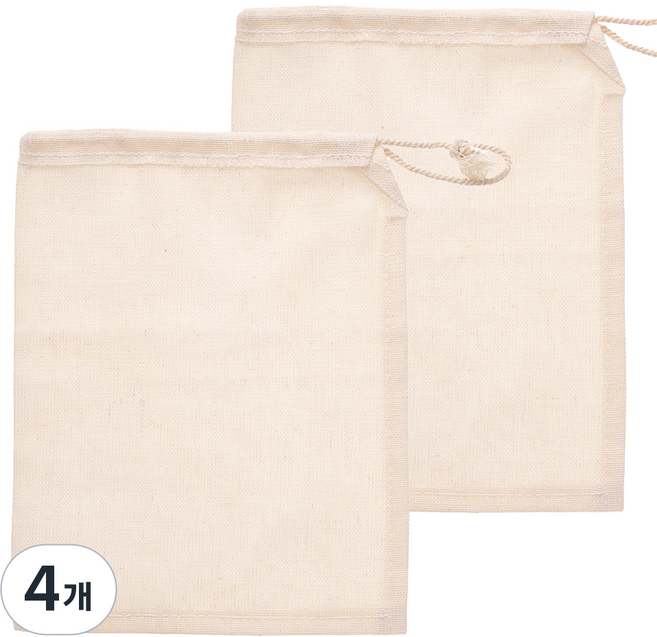코멧 국내생산 삼베 주머니, 4개