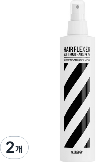 스웨거 헤어 플렉서 소프트 스프레이, 2개, 250ml