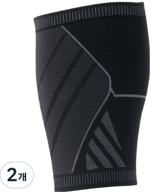 이고진 카프슬리브 다리 압박 배드민턴 러닝 축구 레그 종아리 보호대, 블랙, 2개