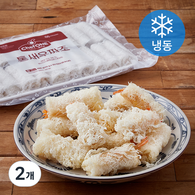 쉐프원 통새우짜조 20개입 (냉동), 400g, 2개