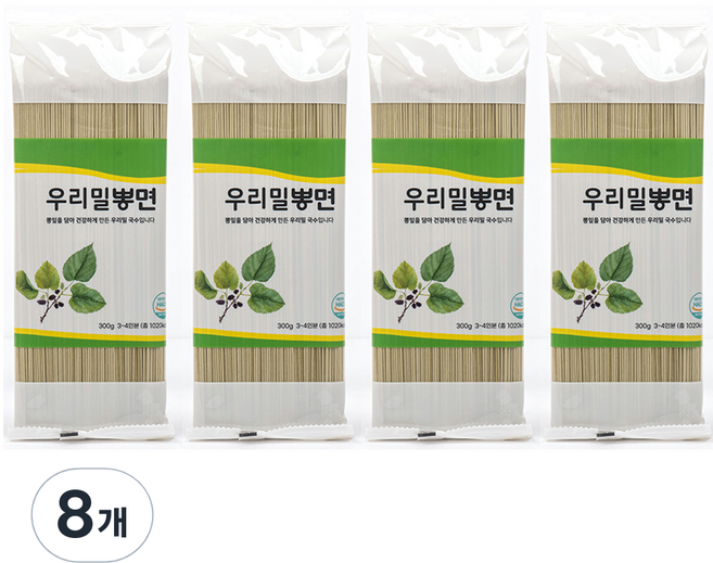 이레농원 우리밀 뽕면, 300g, 8개