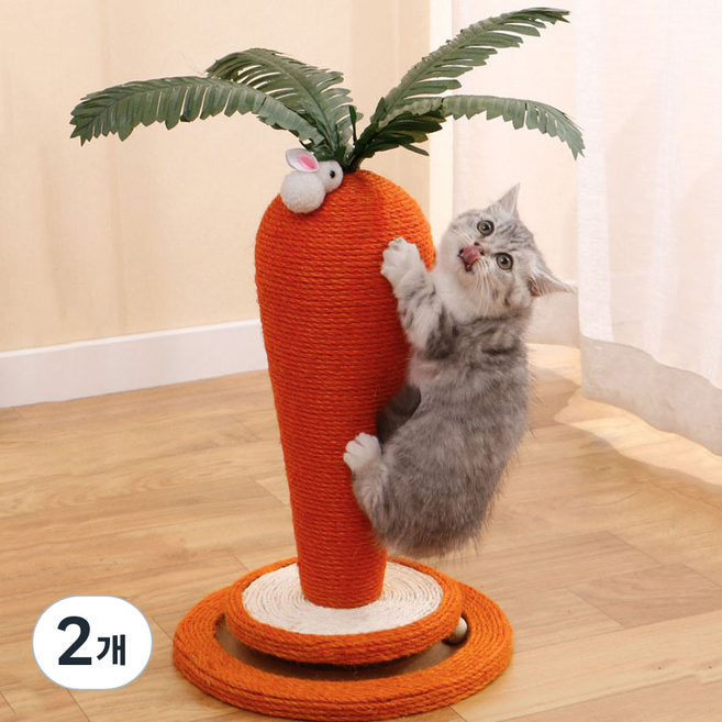 틸릿 고양이 기둥 스크래쳐 당근 마을, 회전볼, 2개