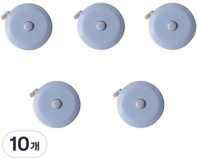 랩앤툴스 노드릭 원터치 줄자 그레이, 150cm, 10개