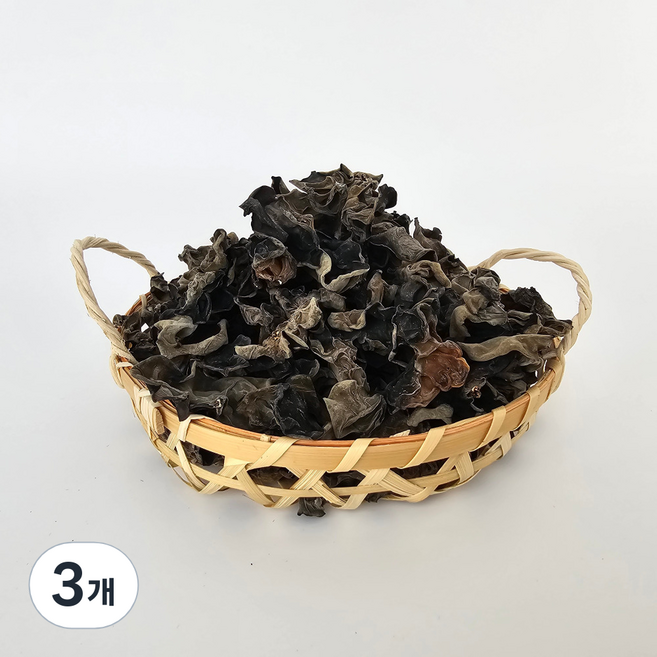 乾黑木耳, 100g, 3個