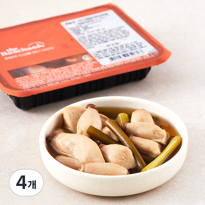 더반찬 미니 새송이 버섯 조림, 150g, 4개