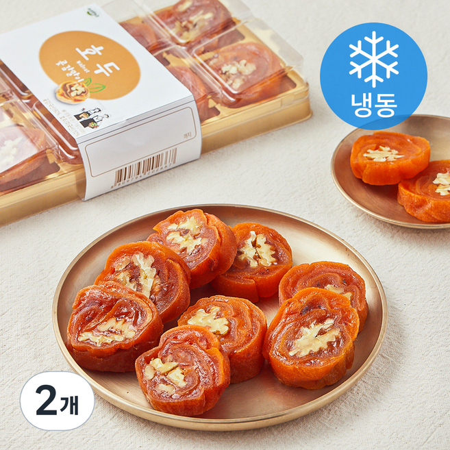All바른농장 호두 곶감말이 (냉동), 2개, 200g