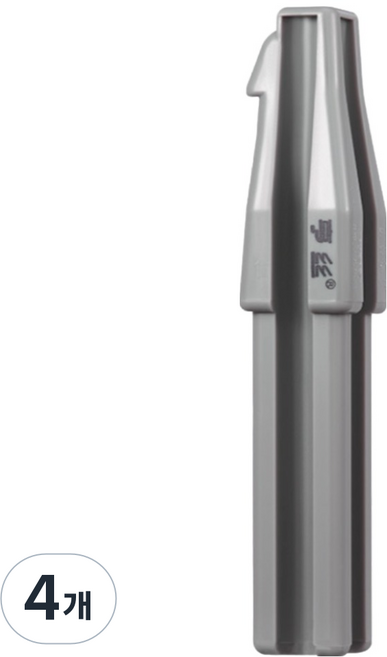 셀비아 아이브로우 펜슬 샤프너, 4개, 그레이