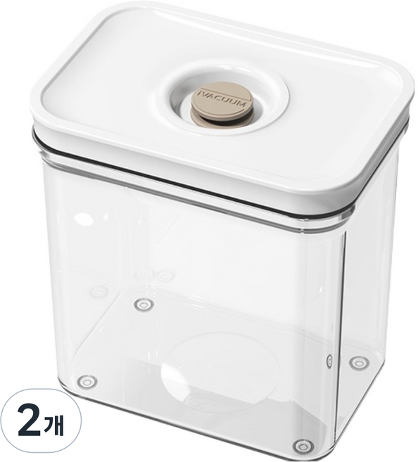 로이첸 아이바큠 진공용기, 2개, 1.8L