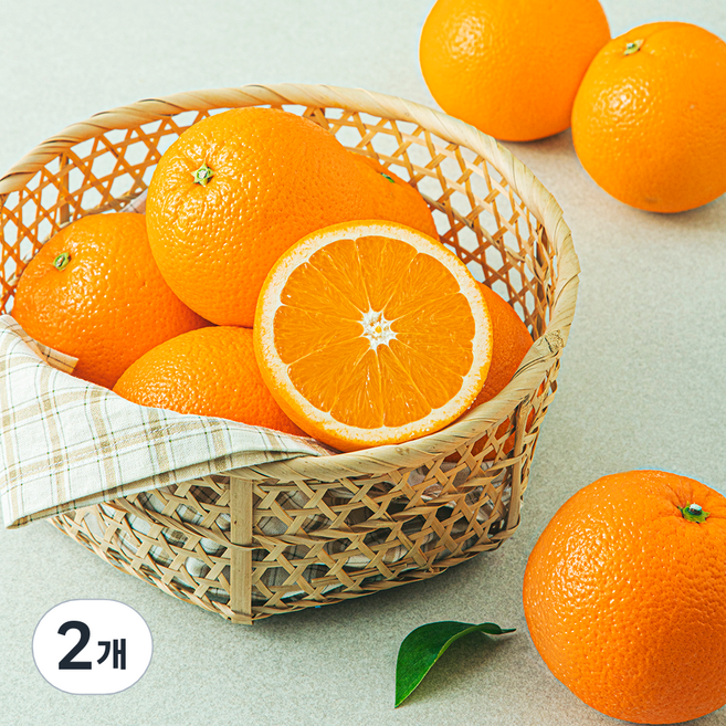 고당도 네이블 오렌지, 2.4kg내외(점보, 8개입), 2개