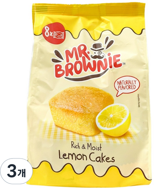 檸檬風味蛋糕, 200g, 3袋