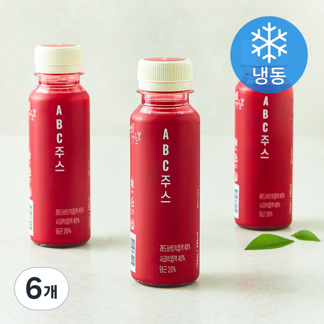 생즙연구소 ABC주스 (냉동), 6개, 120ml