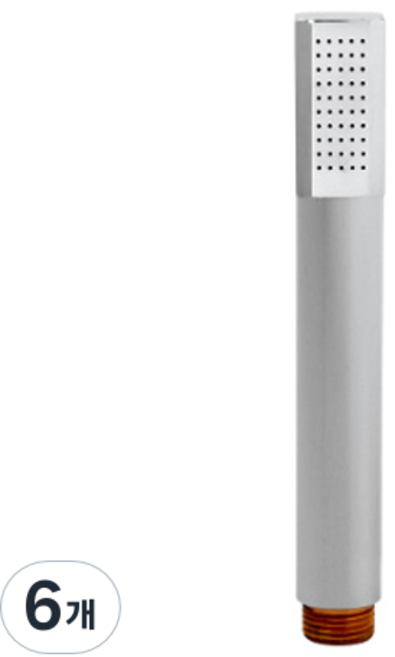 트리 라이트 욕실 샤워기 헤드, 6개