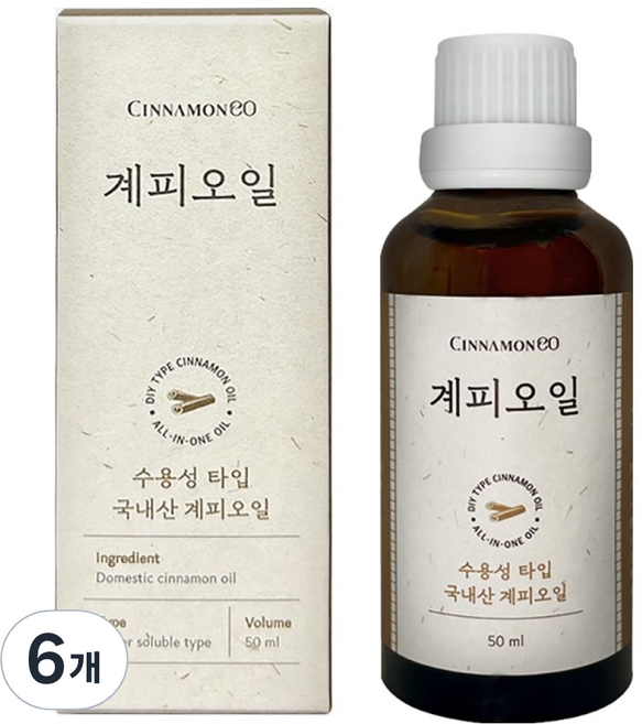 시나몬이오 계피오일, 50ml, 6개