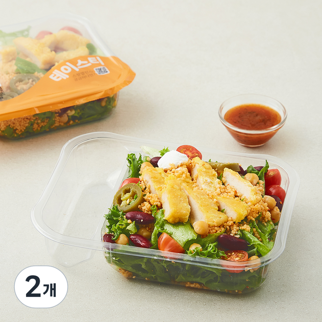 스윗밸런스 쿠스쿠스 케이준 치킨 샐러드, 240g, 2개