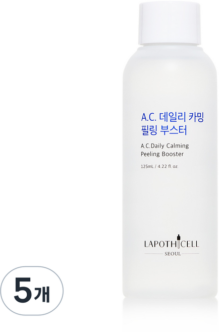 라포티셀 AC 데일리 카밍 필링 부스터, 125ml, 5개