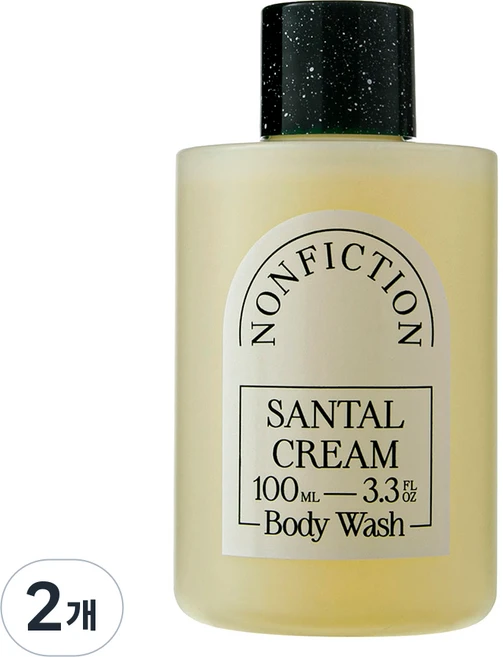 논픽션 상탈크림 바디워시, 100ml, 2개 - 쿠팡