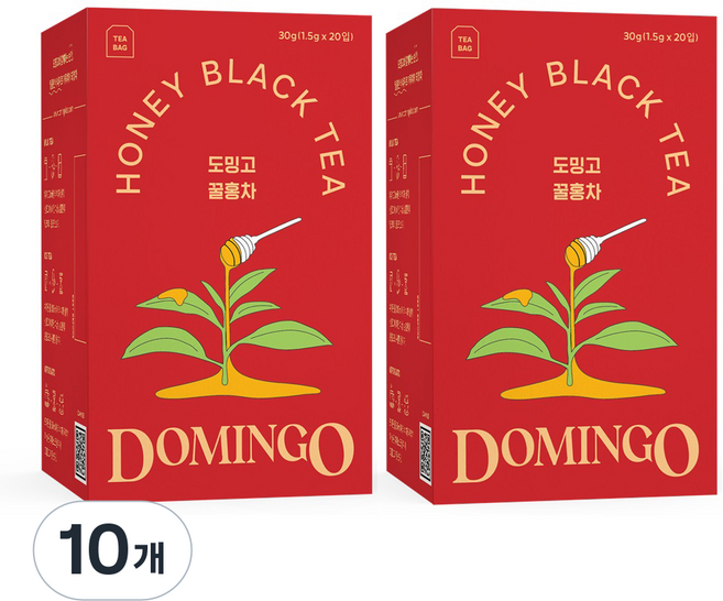 도밍고 꿀홍차, 1.5g, 20개입, 10개