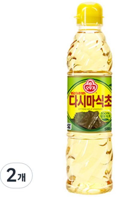 오뚜기 다시마식초, 500ml, 2개