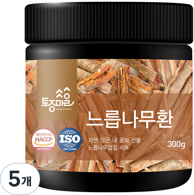 토종마을 국산 느릅나무환, 5개, 300g
