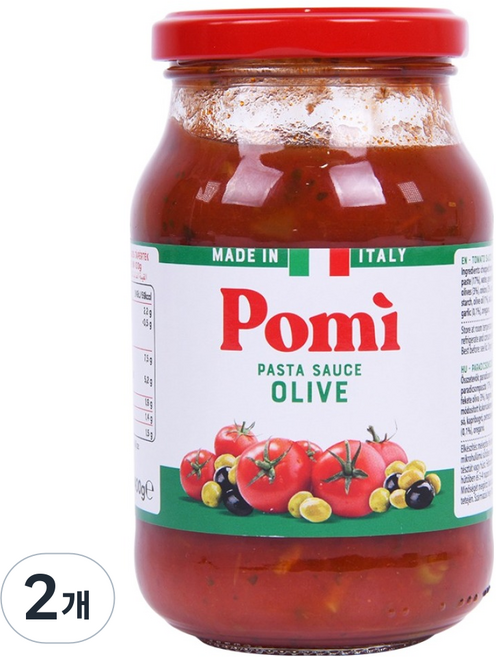 포미 파스타 소스 올리브, 400g, 2개