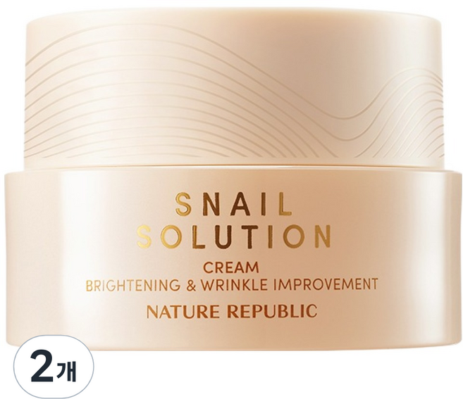 네이처리퍼블릭 스네일 솔루션 크림, 52ml, 2개