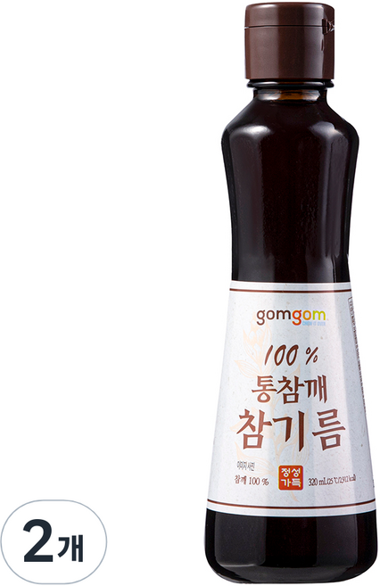 곰곰 100% 통참깨 참기름, 2개, 320ml