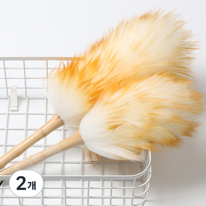 코멧 홈 양모 먼지털이개 S (18 x 16cm), 혼합 색상, 2개