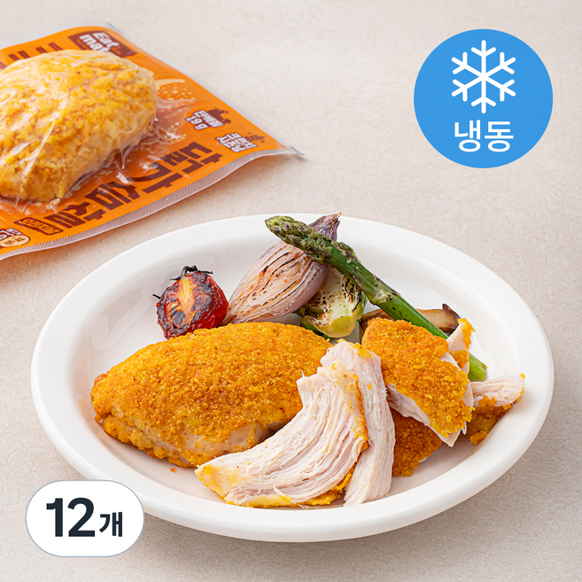 잇메이트 크리스피 닭가슴살 오리지널 (냉동), 90g, 1개입, 12개