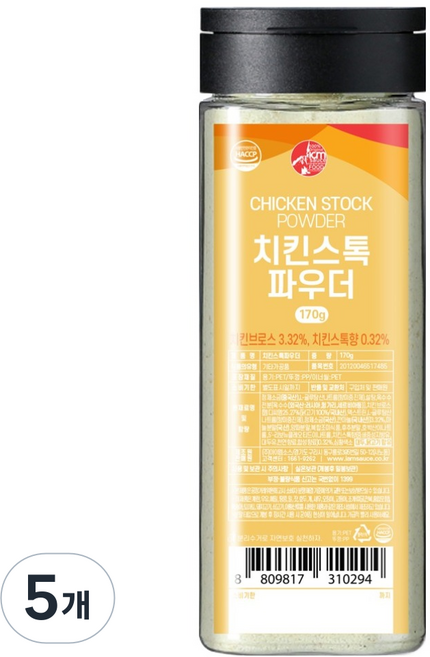 아이엠소스 치킨스톡 파우더, 170g, 5개