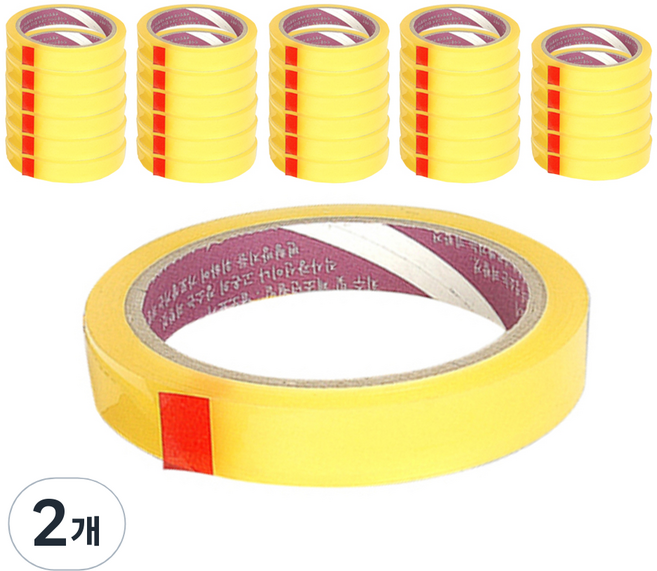 JB테이프 스카치테이프 16mm x 40m 30p, 2개